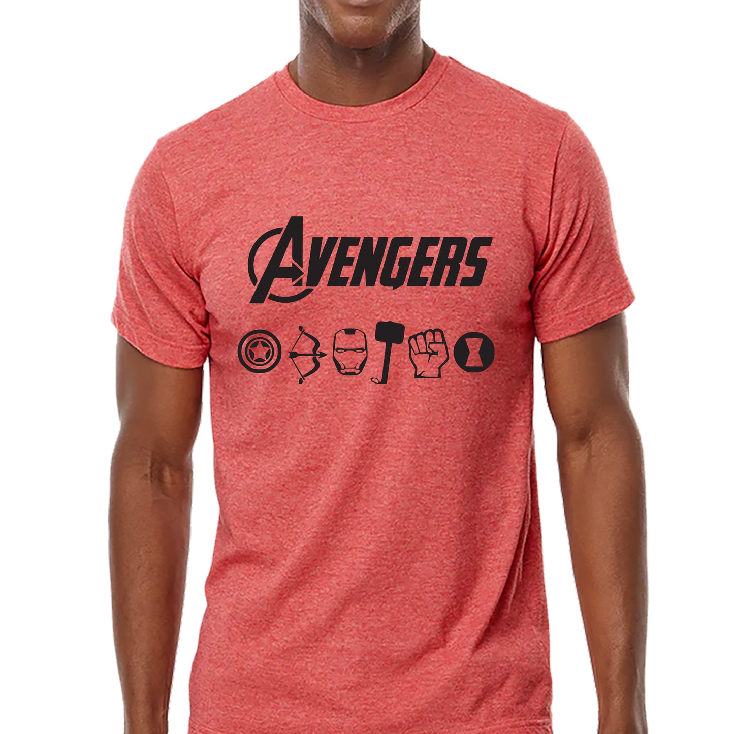 Camiseta de los símbolos de los vengadores