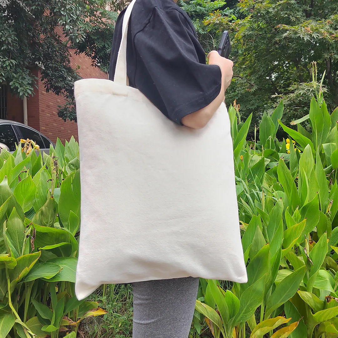 50 uni. Bolsa Manta Cruda 25x25 cm impreso por doble cara