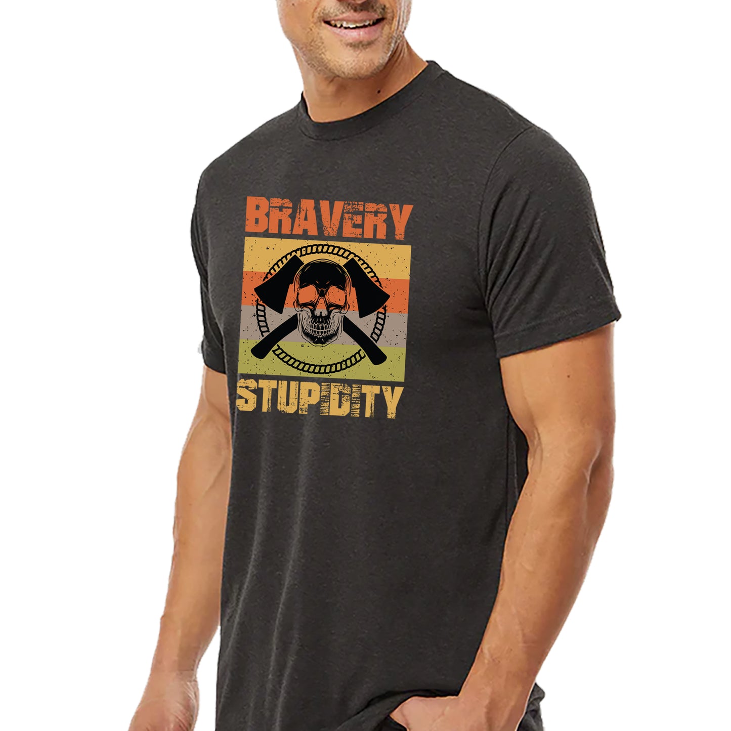 Bravery Stupidity T-shirt