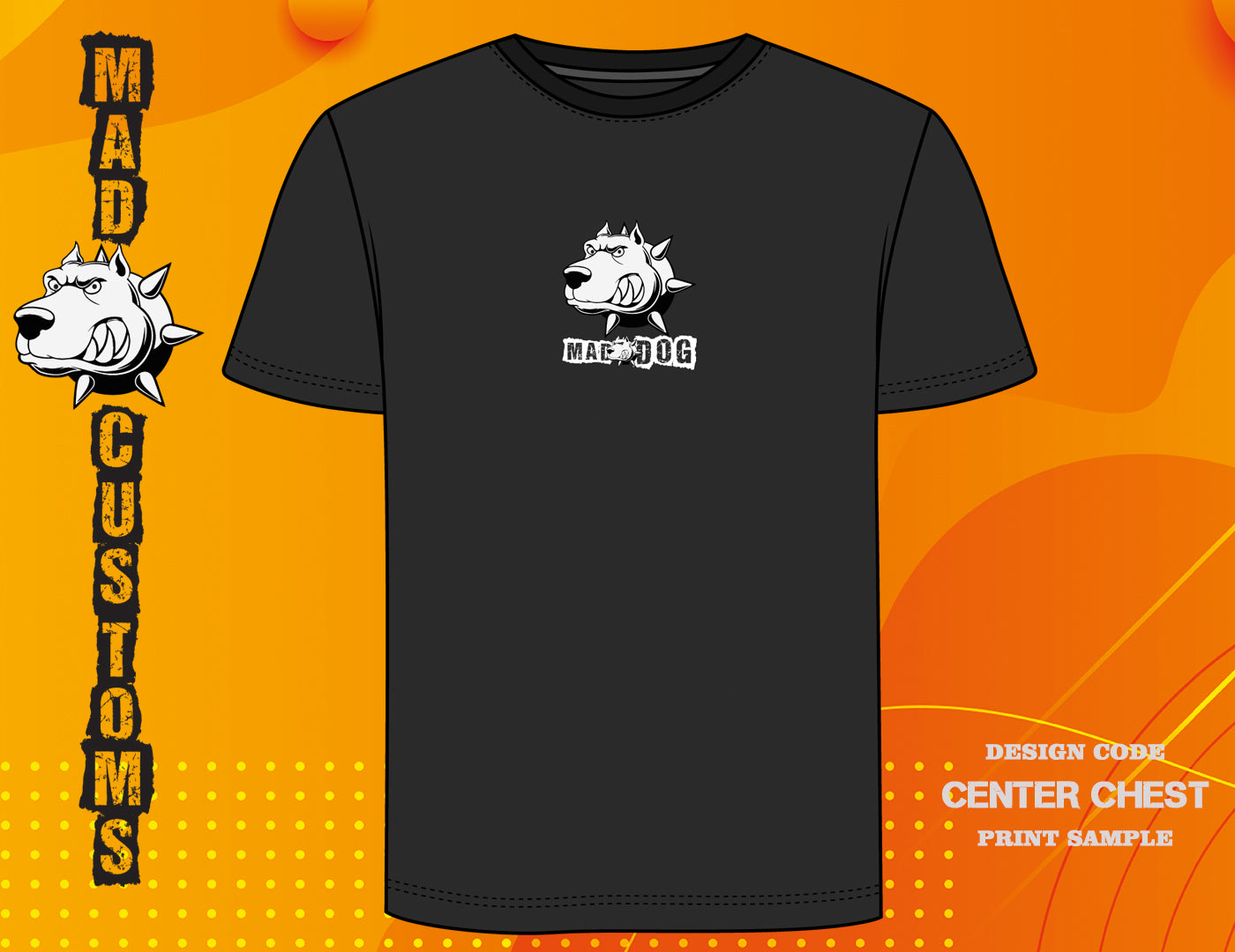 Center Chest DTF Pet Film Printing