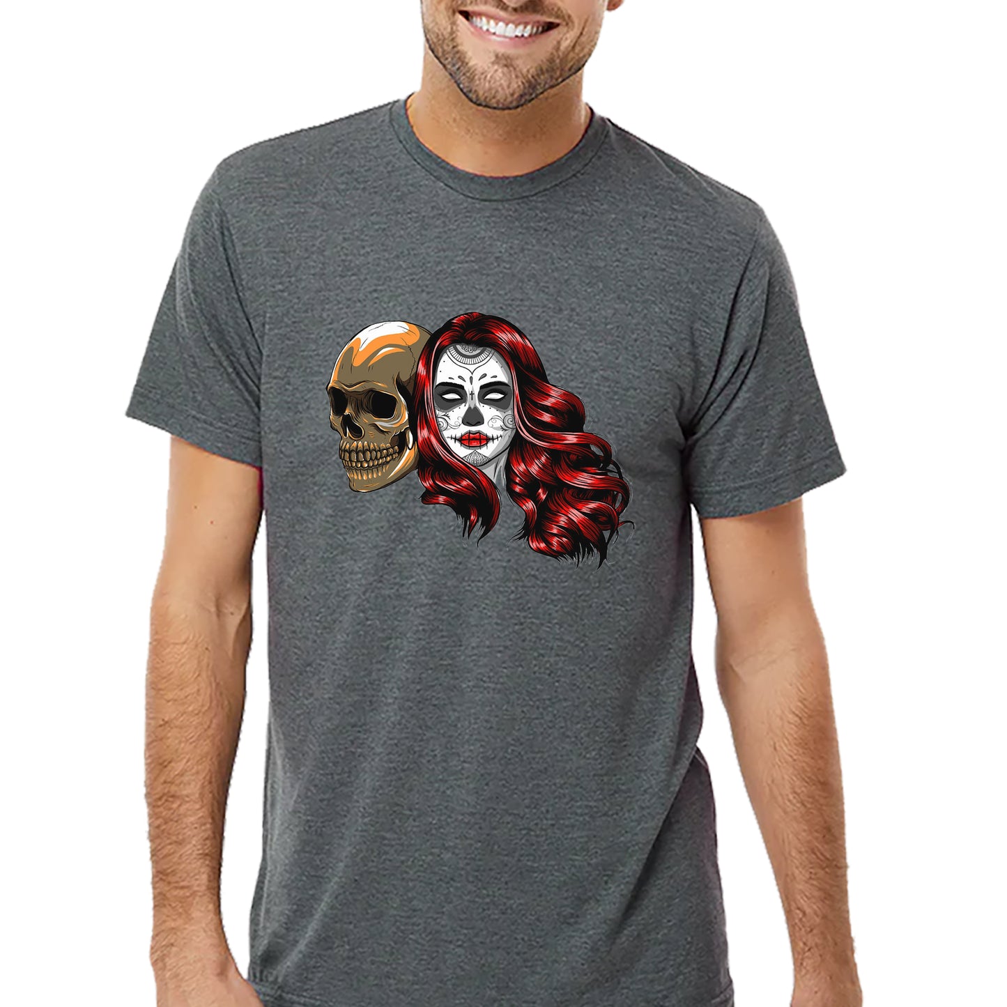 Lady In Red T-shirt