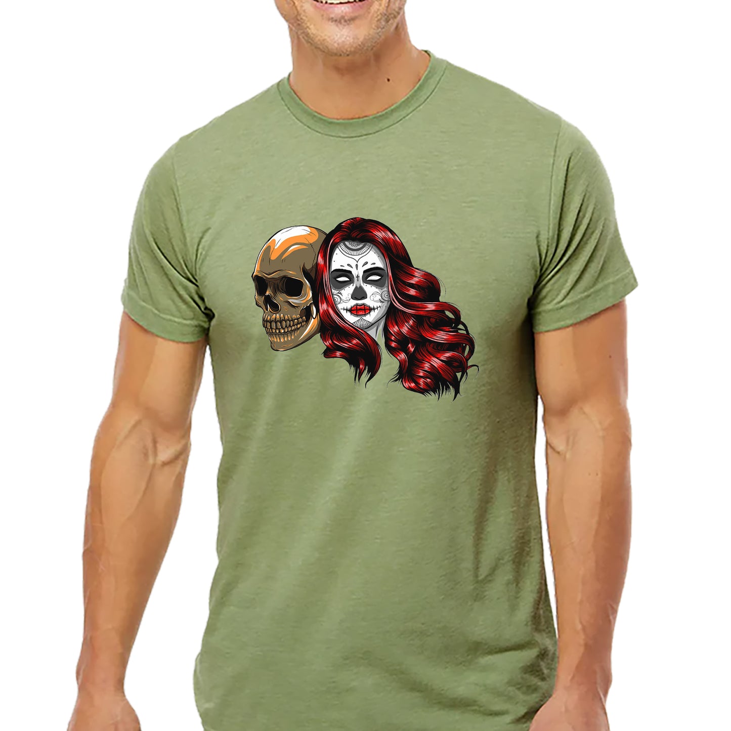 Lady In Red T-shirt