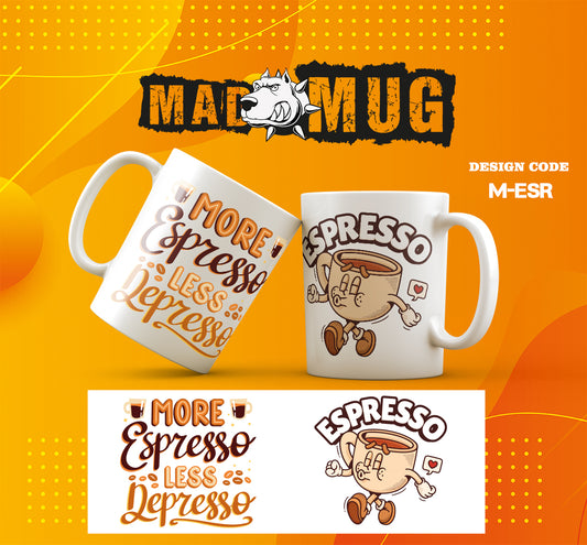 Happy Espresso Man Mug