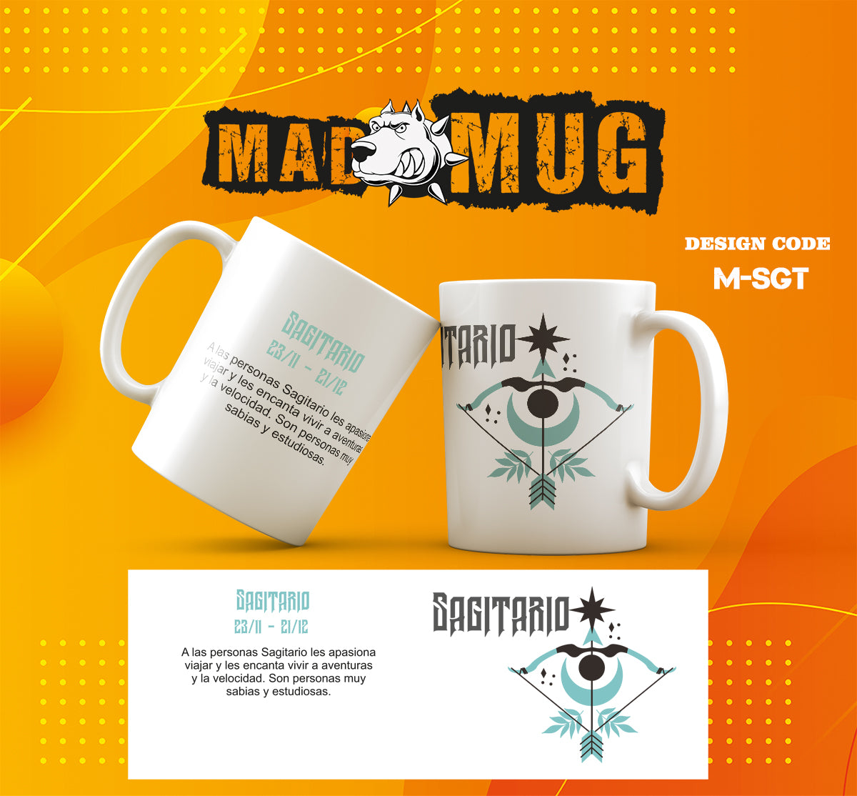 Sagitario Zodiac Mug