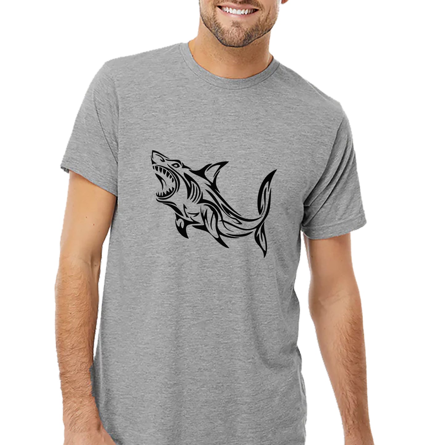 Calligraphic Shark T-shirt