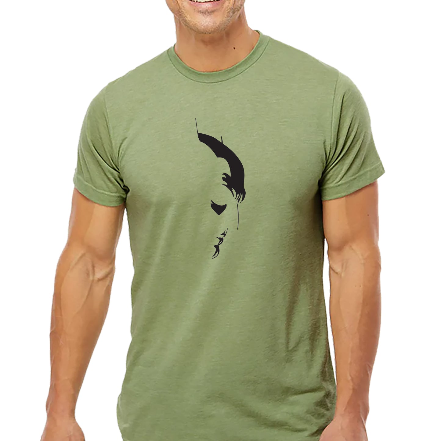 Batman Face Silhouette T-shirt