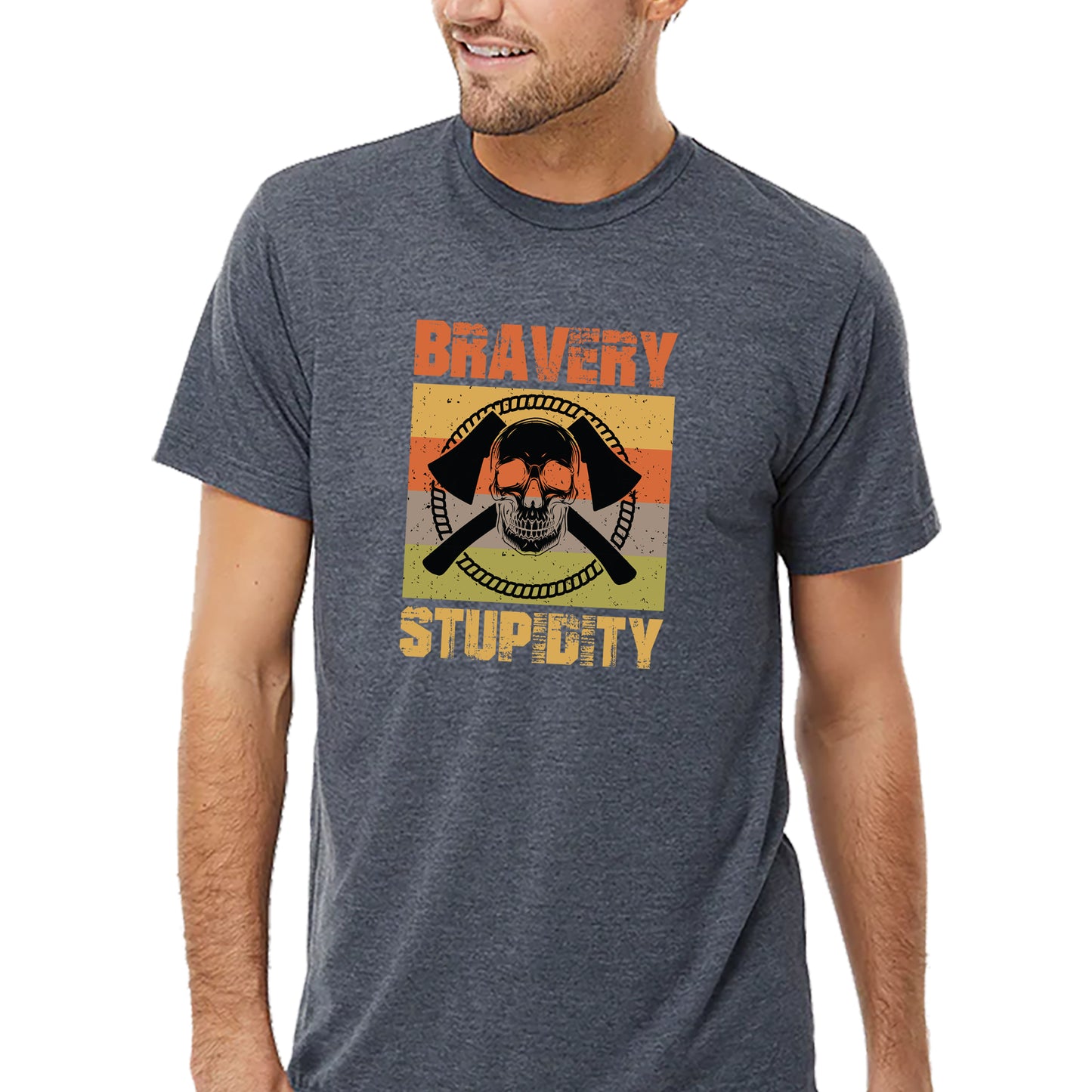 Bravery Stupidity T-shirt