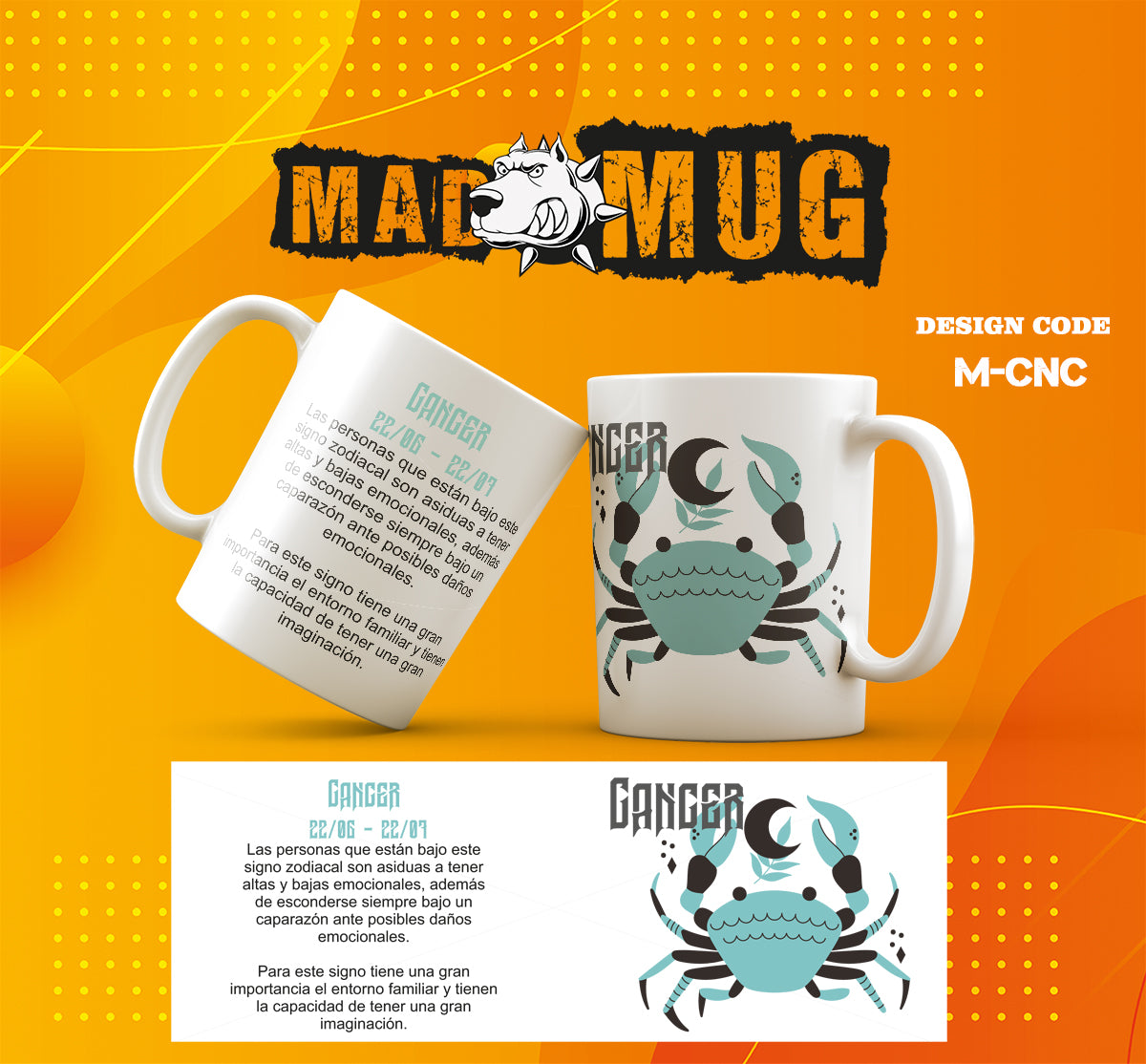 Cancer Zodiac Mug