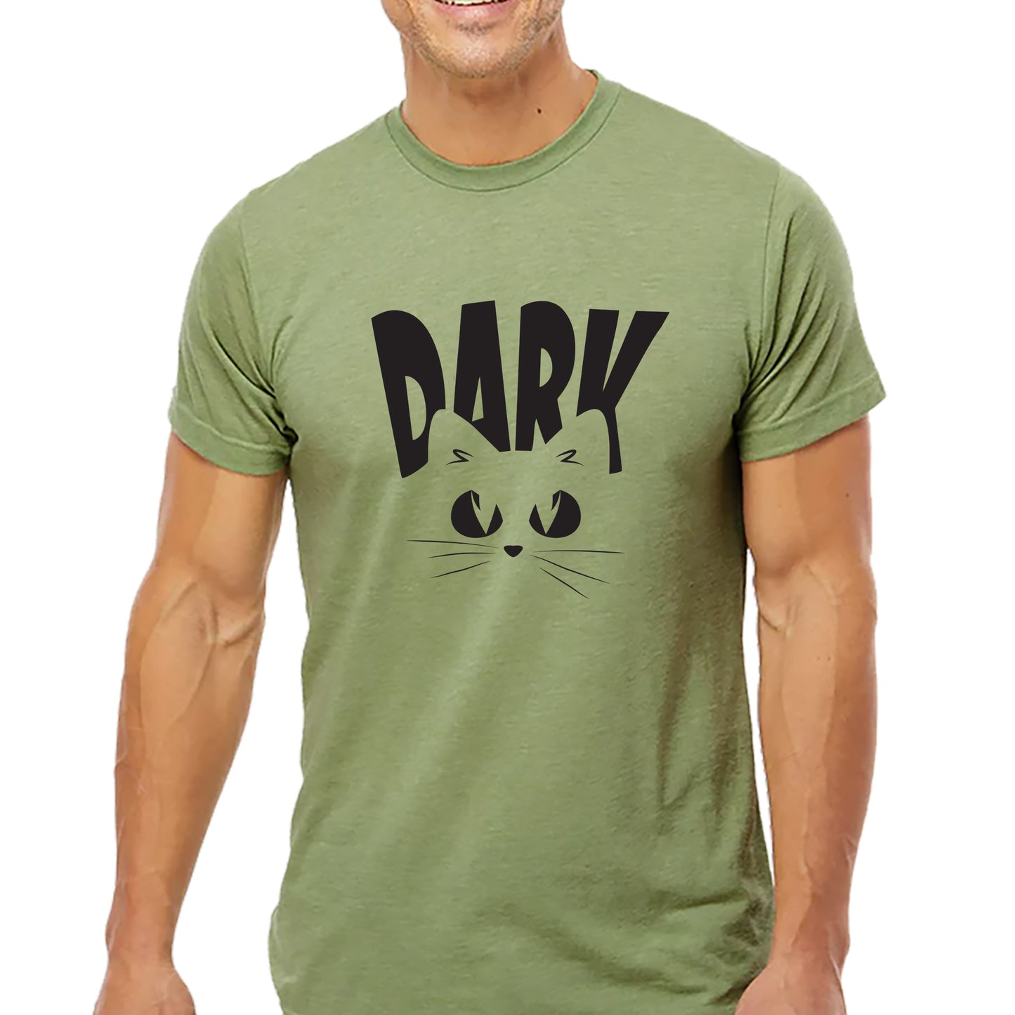 Cat in Dark T-shirt