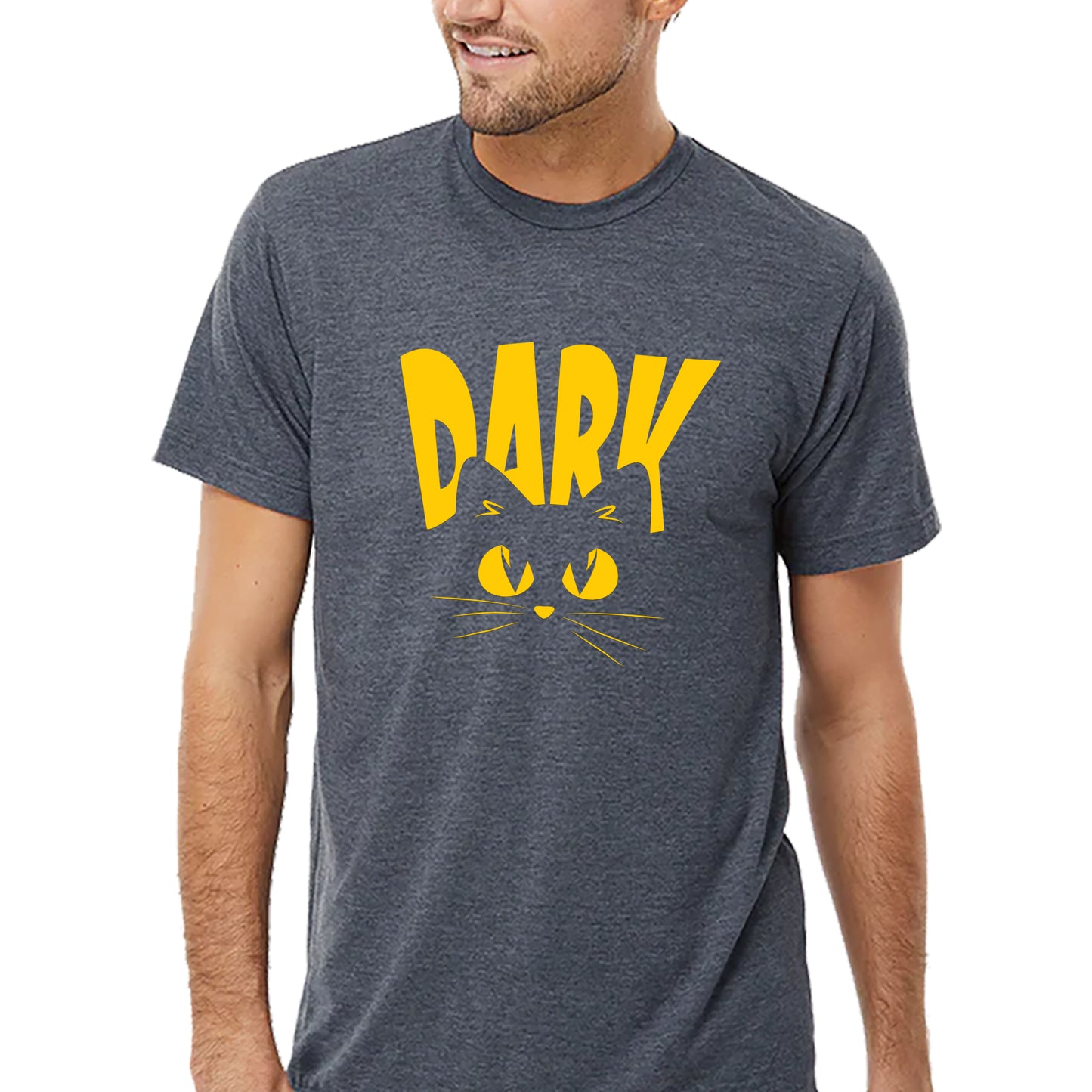 Cat in Dark T-shirt