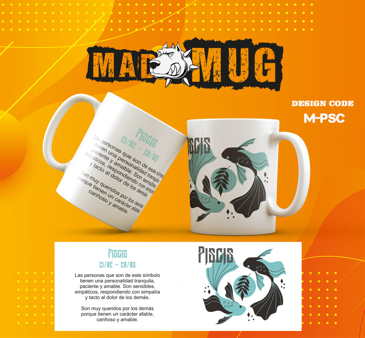 Piscis Zodiac Mug