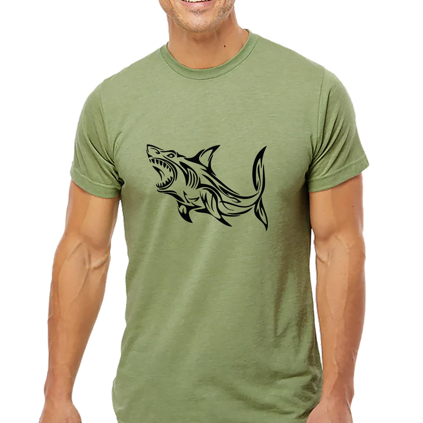 Calligraphic Shark T-shirt