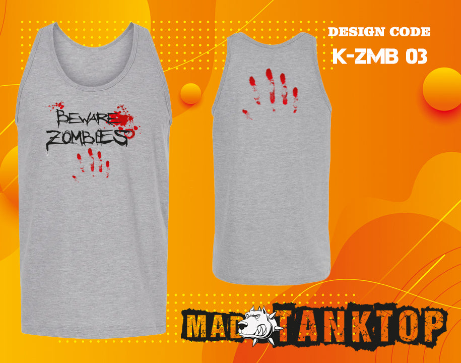 Bevare Zombies Tank Top